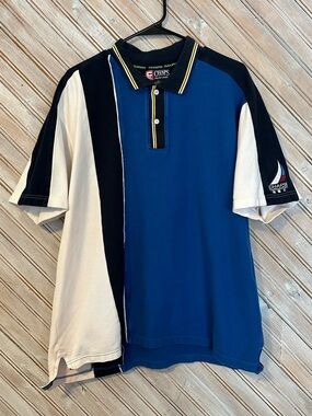 Chaps Ralph Lauren XL Collared Polo Short Sleeve Button Up Casual Golf Shirt